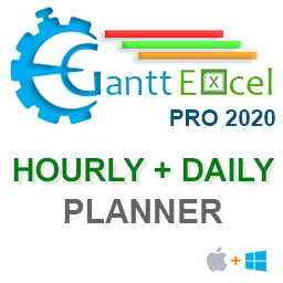 Gantt Excel Pro Hourly Daily Planner Mac Version
