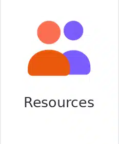 The Resources button on the Gantt Excel ribbon.